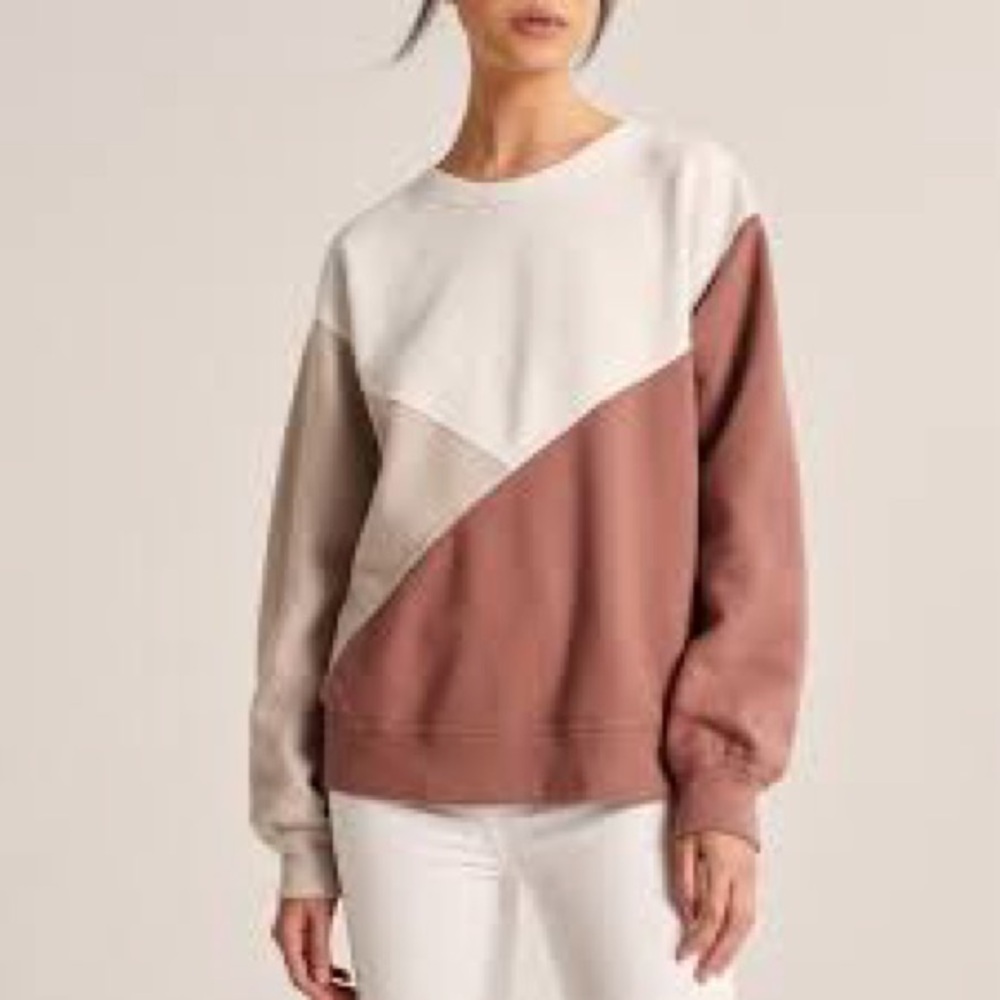 Abercrombie Color Block Sweatshirt